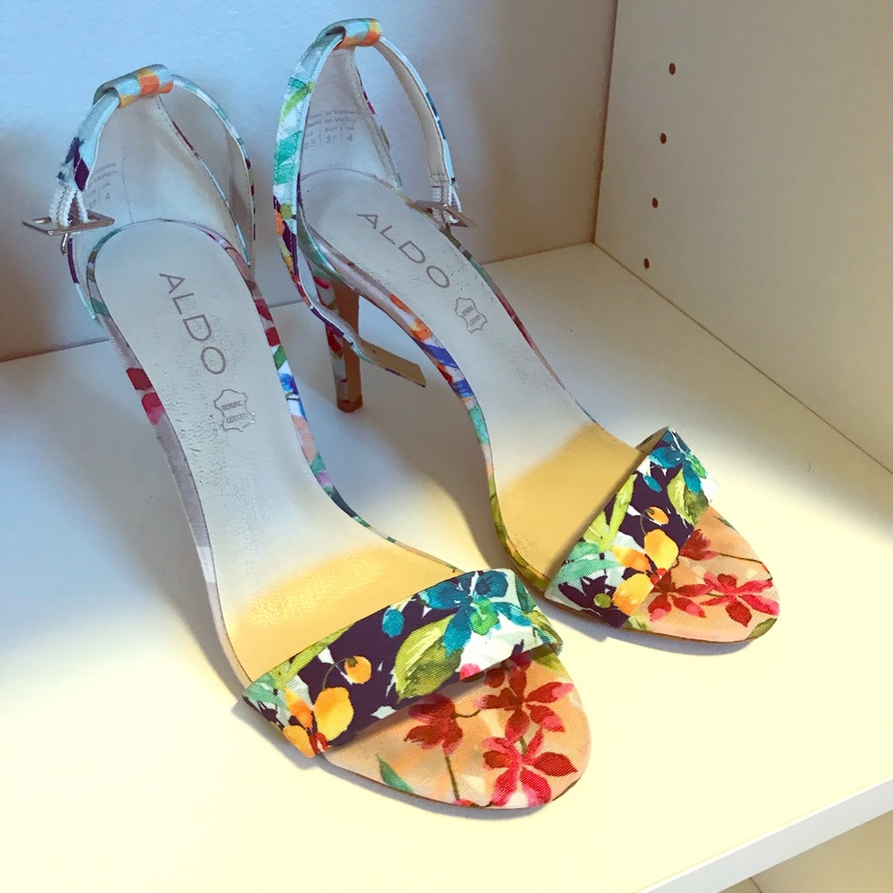 Aldo floral heels